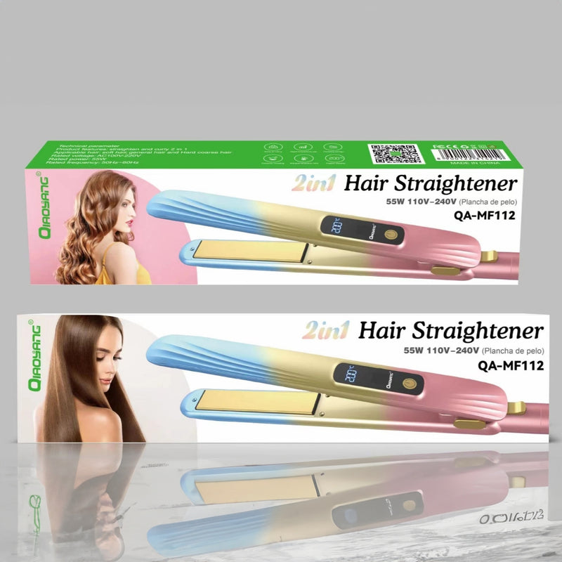 Alisador de Cabelo 2 em 1 QA-MF112