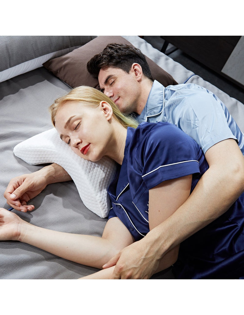 Almofada Ergonómica para Casais c/ Espuma de Memória de Recuperação Lenta