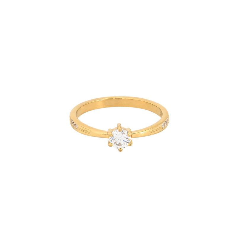 Anel Delicate com zircônias