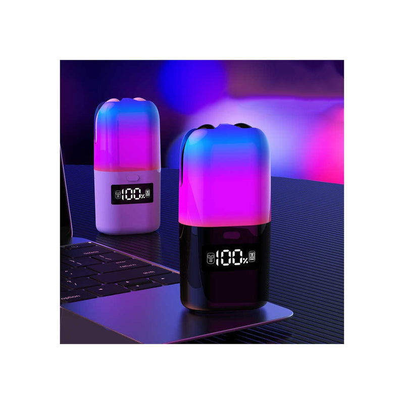 Auriculares com Coluna de Som e Luz LED