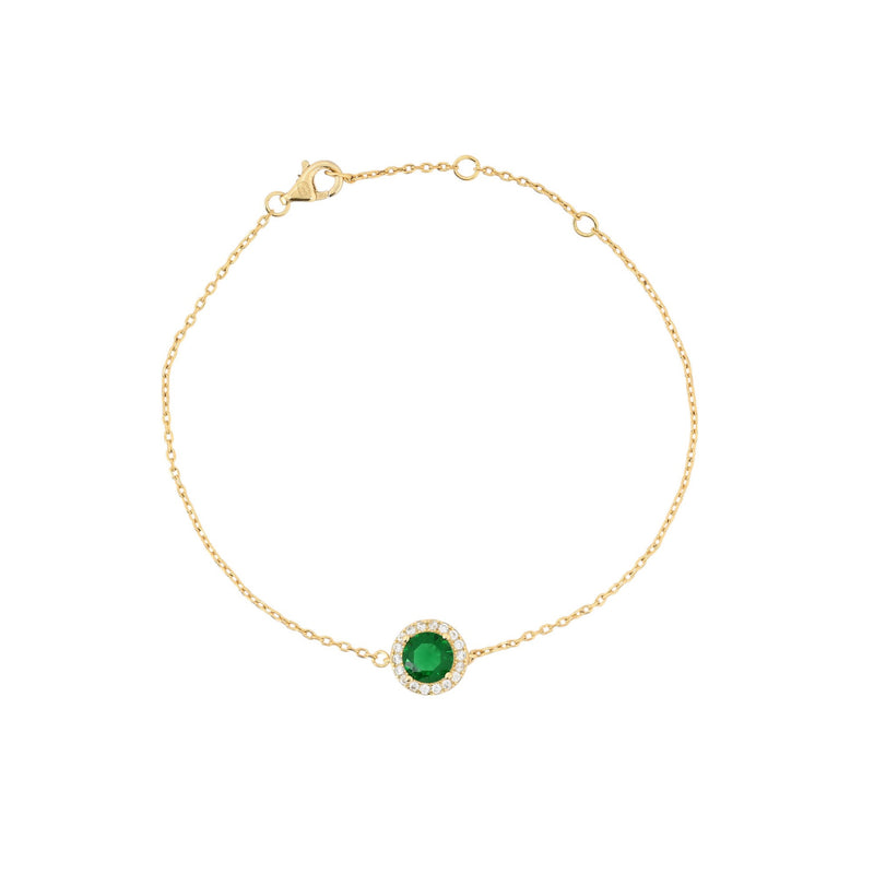 Pulseira Luxury redonda verde