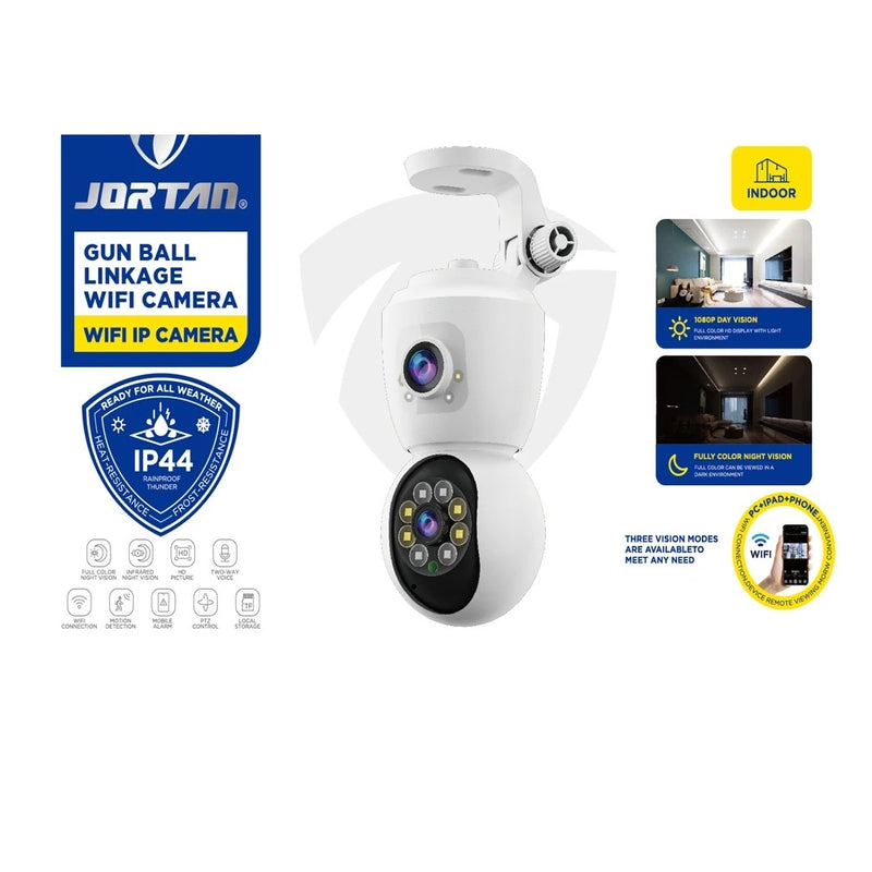 Câmara de Vigilância JORTAN JT-8292 Wi-Fi com Visão 360º Interior