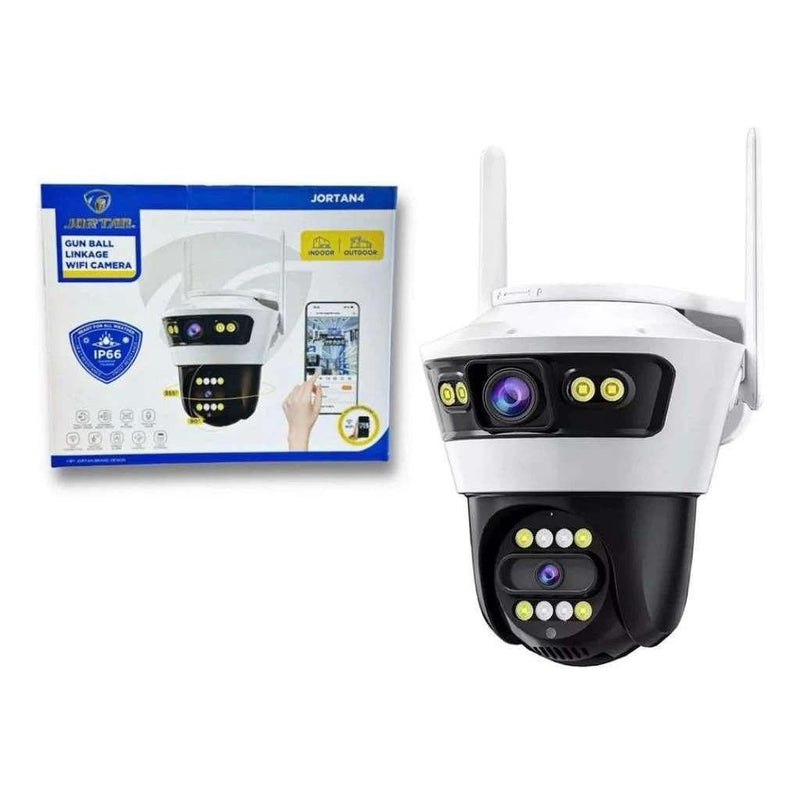 Câmara de Vigilância Jortan Wi-Fi Exterior com Visão Nocturna a Cores