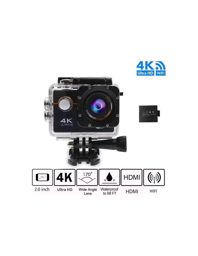 Câmara Desportiva Wifi 4K Ultra HD