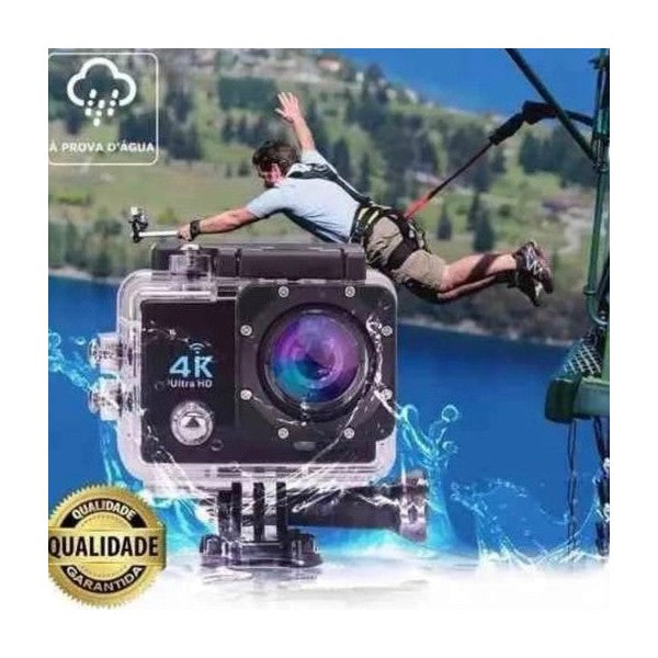 Câmara Desportiva Wifi 4K Ultra HD