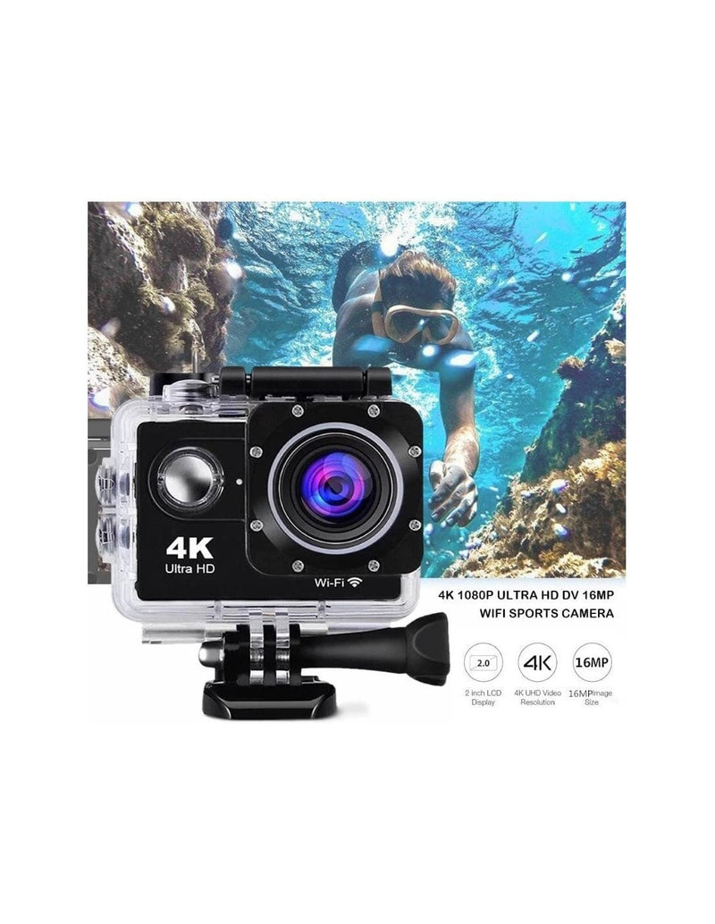 Câmara Desportiva Wifi 4K Ultra HD