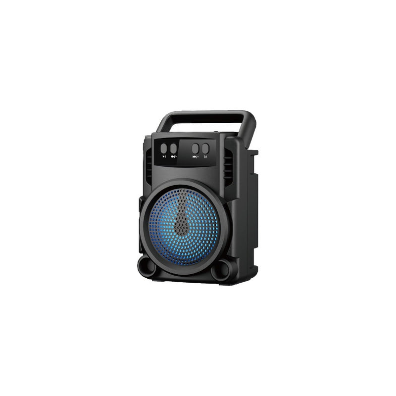 Coluna Bluetooth 3" GTS-1360 com Rádio FM e Luz LED