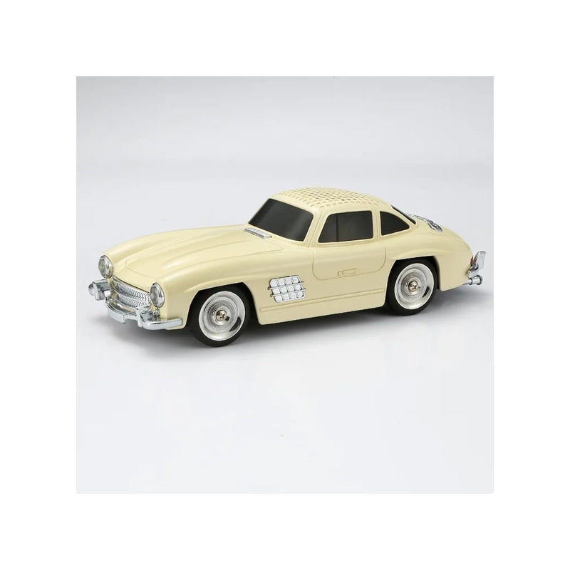 Coluna Bluetooth Retro – Design Carro Clássico com 10W e Rádio FM