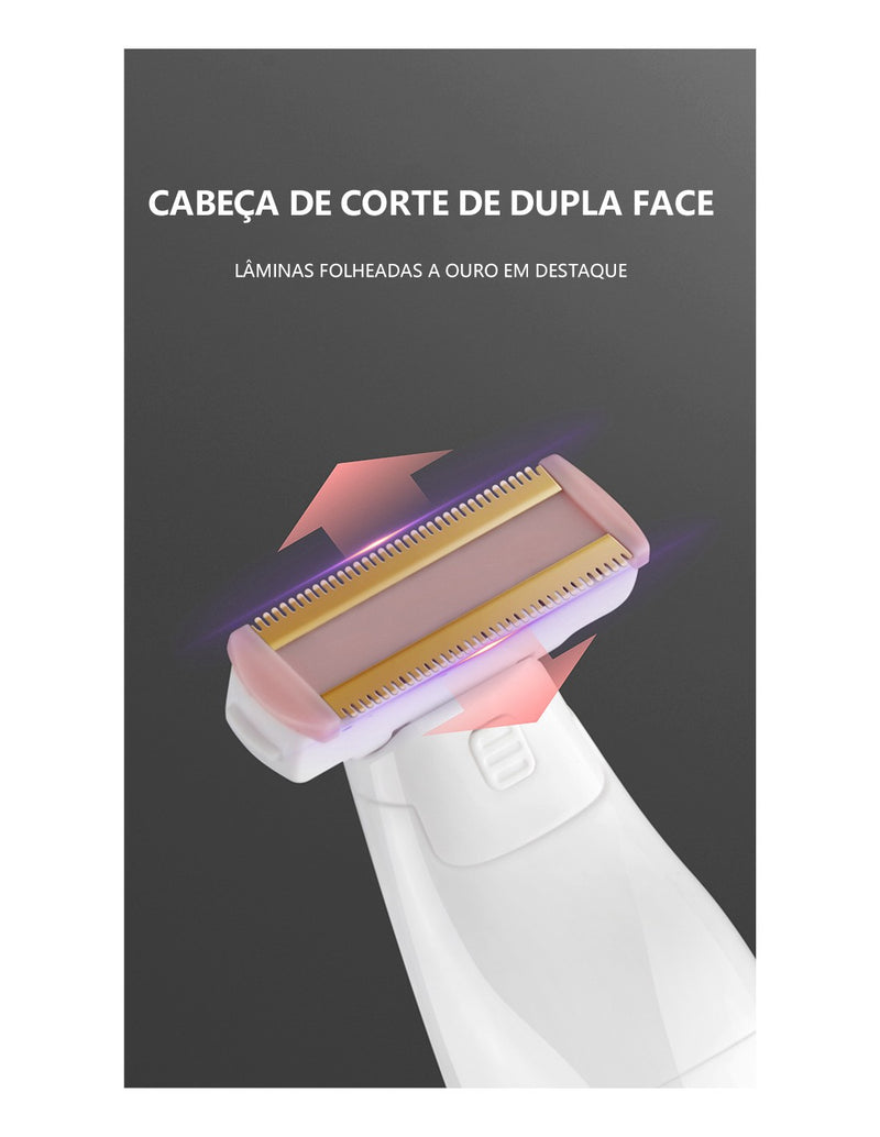 Depiladora Elétrica Feminina QA-T05