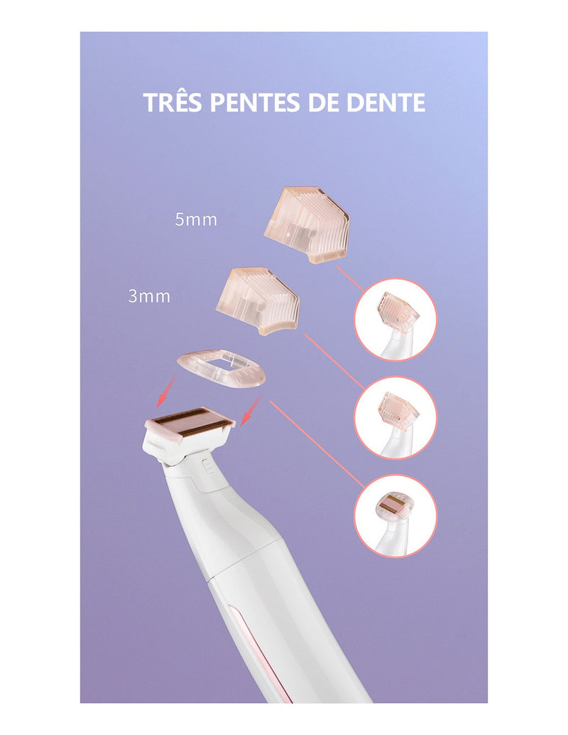Depiladora Elétrica Feminina QA-T05