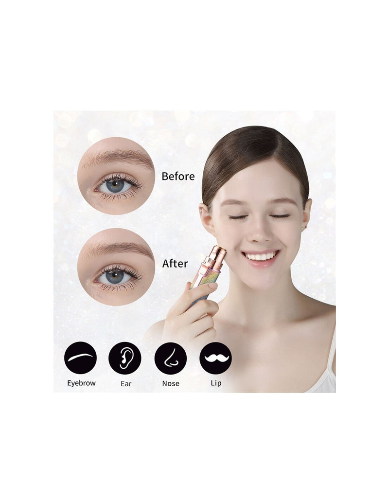Depiladora Facial 2 em 1 Arco-íris