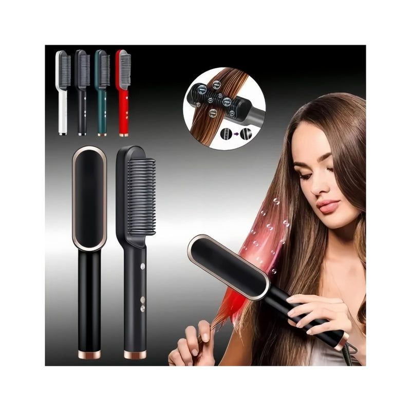 Escova Alisadora e Modeladora QA-T08