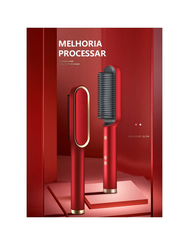 Escova Alisadora e Modeladora QA-T08