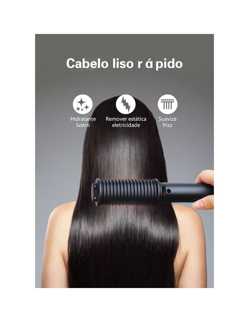 Escova Alisadora Portátil QA-T623