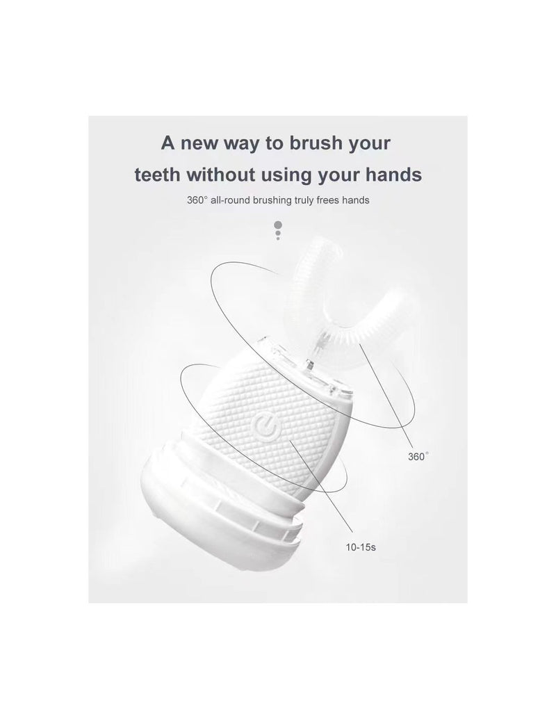 Escova de Dentes Elétrica Ultrassónica 360° QA-CS8
