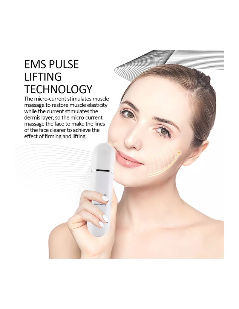 Espátula Ultrassónica para Limpeza Facial