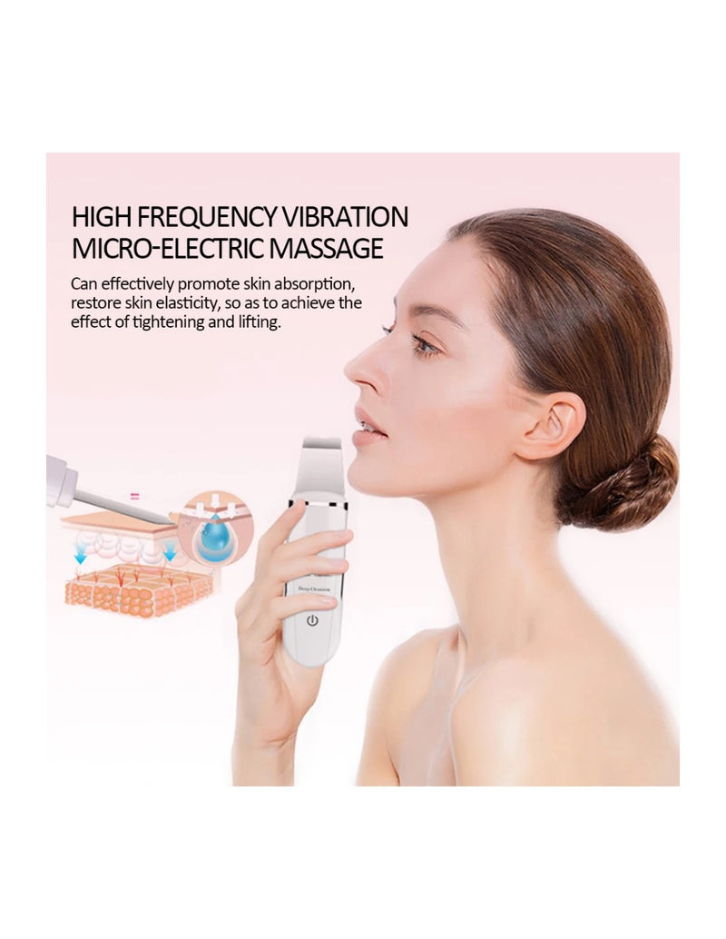 Espátula Ultrassónica para Limpeza Facial