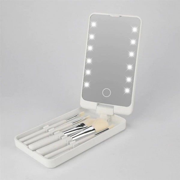 Espelho LED Portátil para Maquilhagem