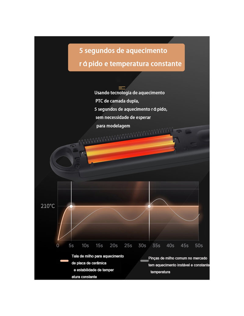 Ferro modelador automático de Cabelo QA-T594