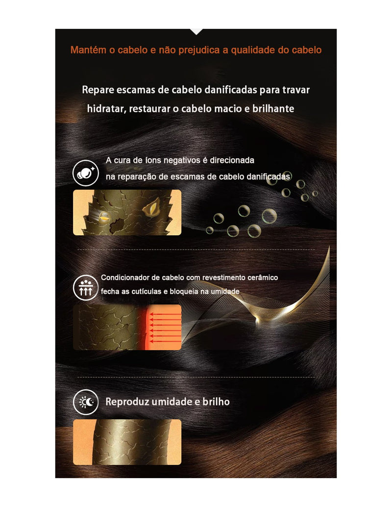 Ferro modelador automático de Cabelo QA-T594
