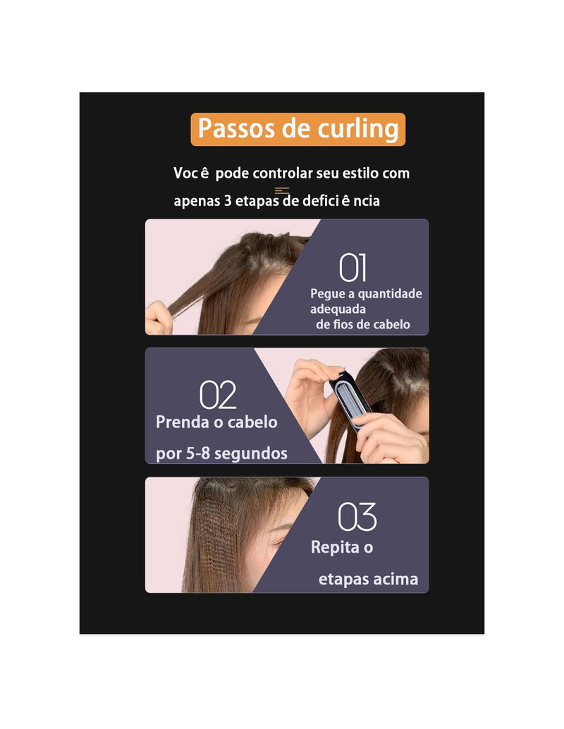 Ferro modelador automático de Cabelo QA-T594