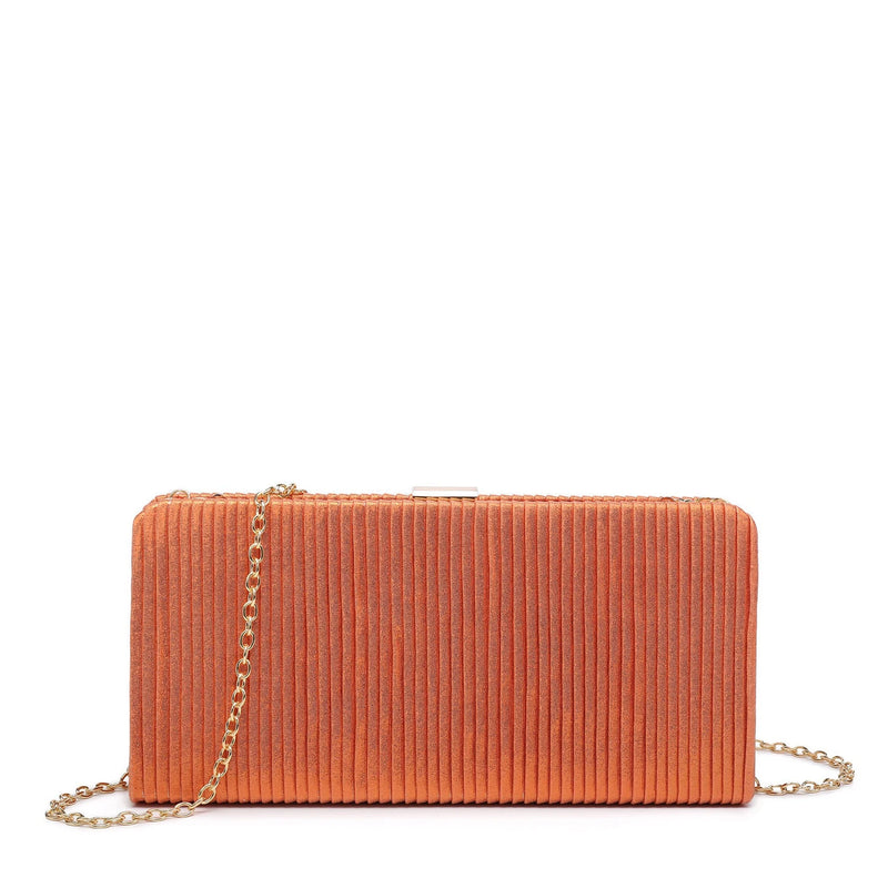 Pochette de senhora em tecido brilhante