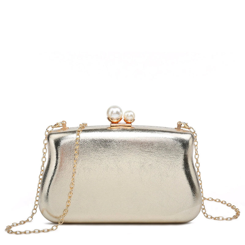 Pochette de senhora com pérolas