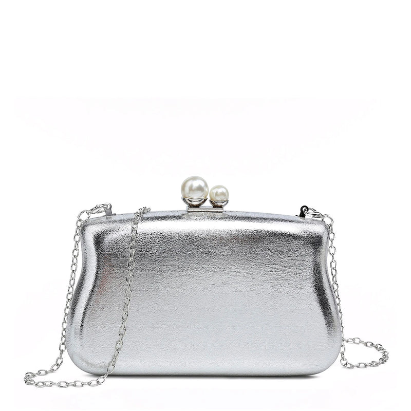 Pochette de senhora com pérolas