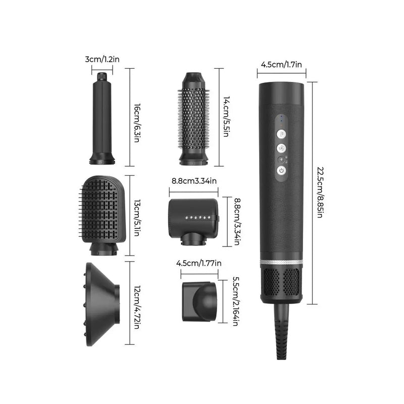 Kit Modelador de Cabelo 7 em 1