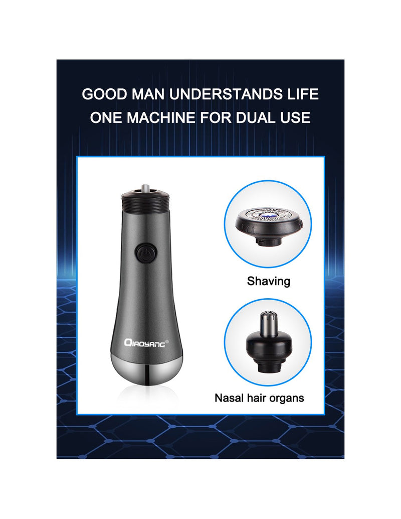 Máquina de Barbear Mini 2 em 1 QA-TR26