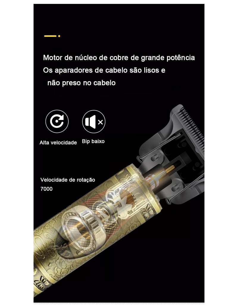 Máquina de Corte de Cabelo Buda QA-T587