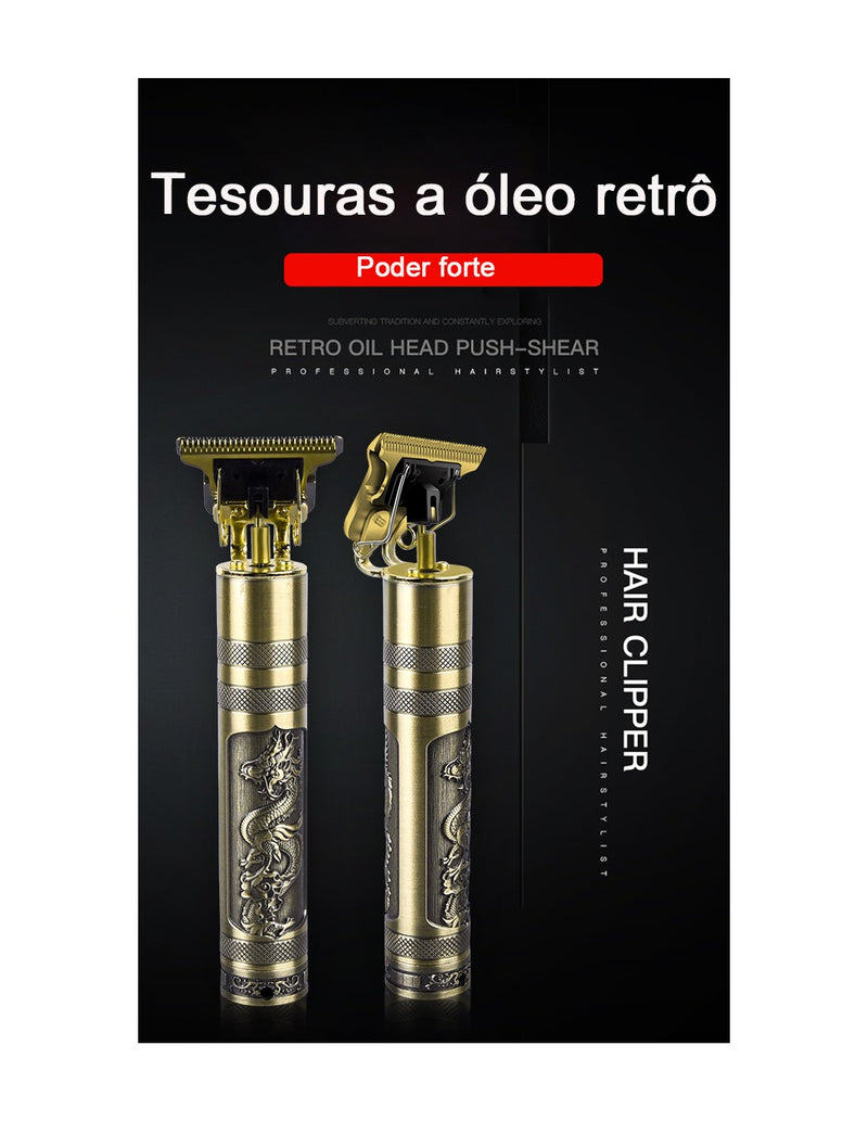Máquina de Corte de Cabelo Profissional Hair Clipper QA-T568