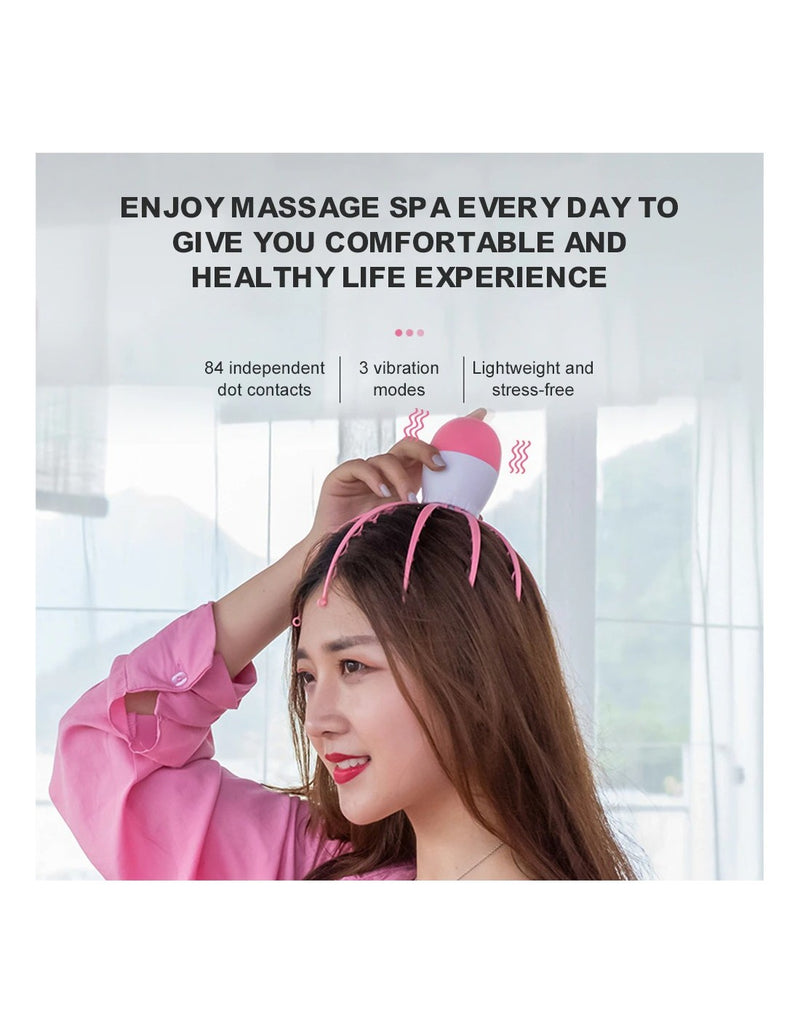 Massageador de Cabeça Vibratório