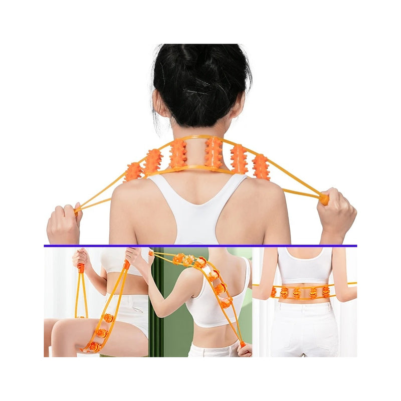 Massajador Manual com Rolos para Corpo Inteiro