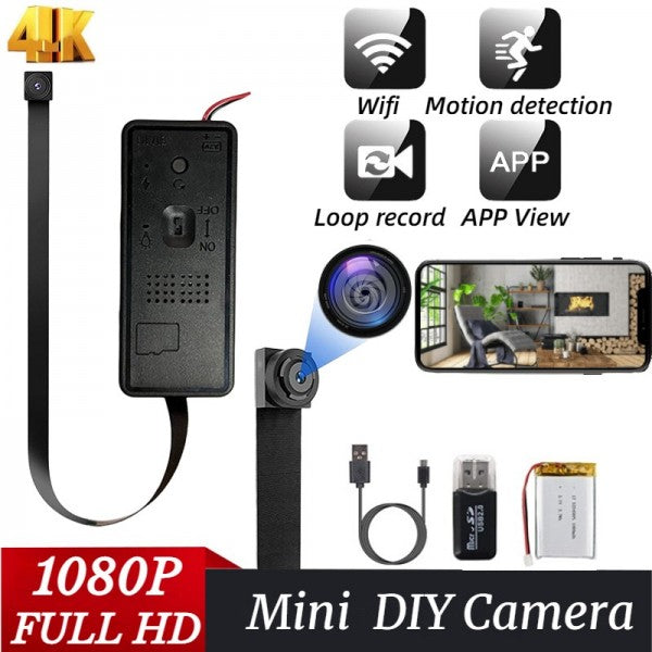 Mini Câmara Espiã Wi-Fi 1080P