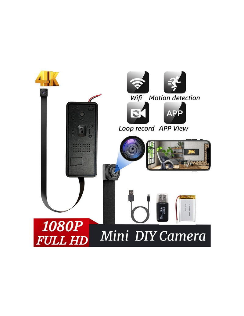 Mini Câmara Espiã Wi-Fi 1080P