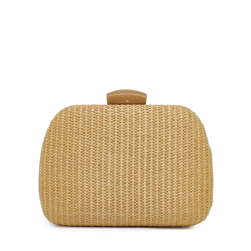 Pochette de senhora em ráfia