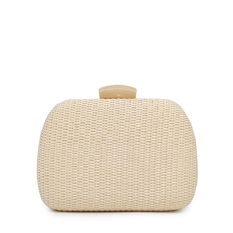 Pochette de senhora em ráfia