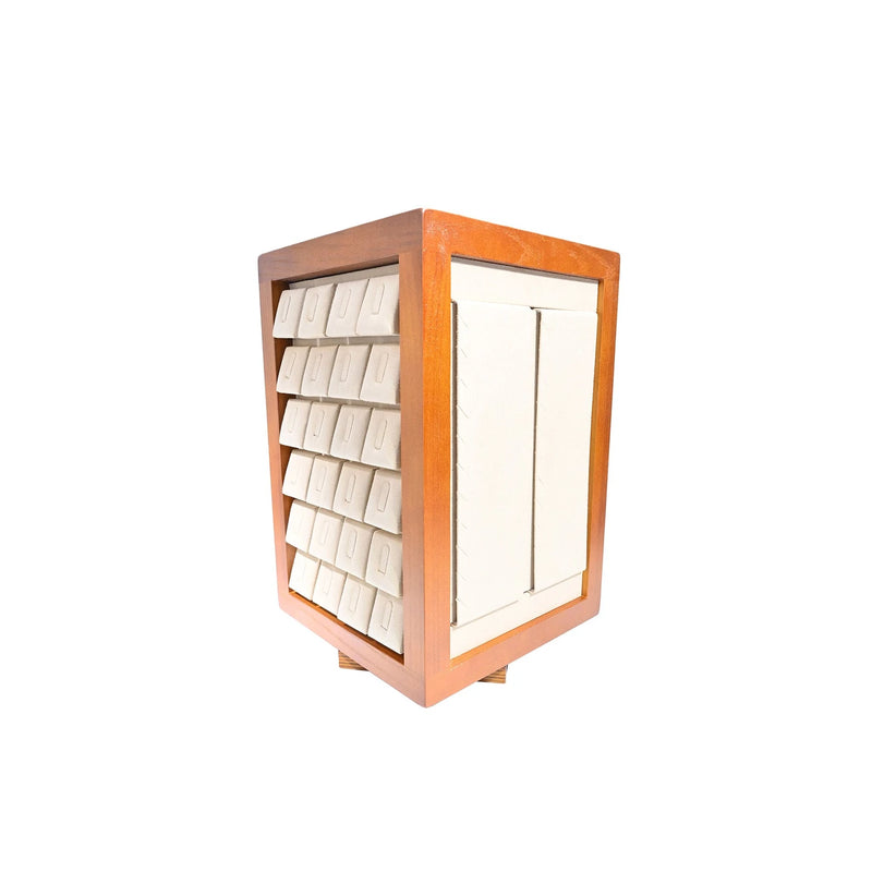 Expositor conjunto para múltiplas jóias beige