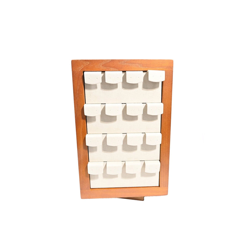 Expositor conjunto para múltiplas jóias beige