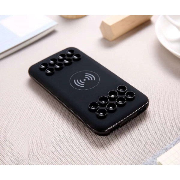 Power Bank Sem Fios com Ventosas 10000mAh