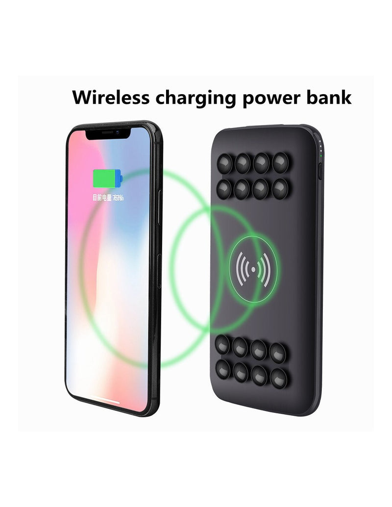 Power Bank Sem Fios com Ventosas 10000mAh