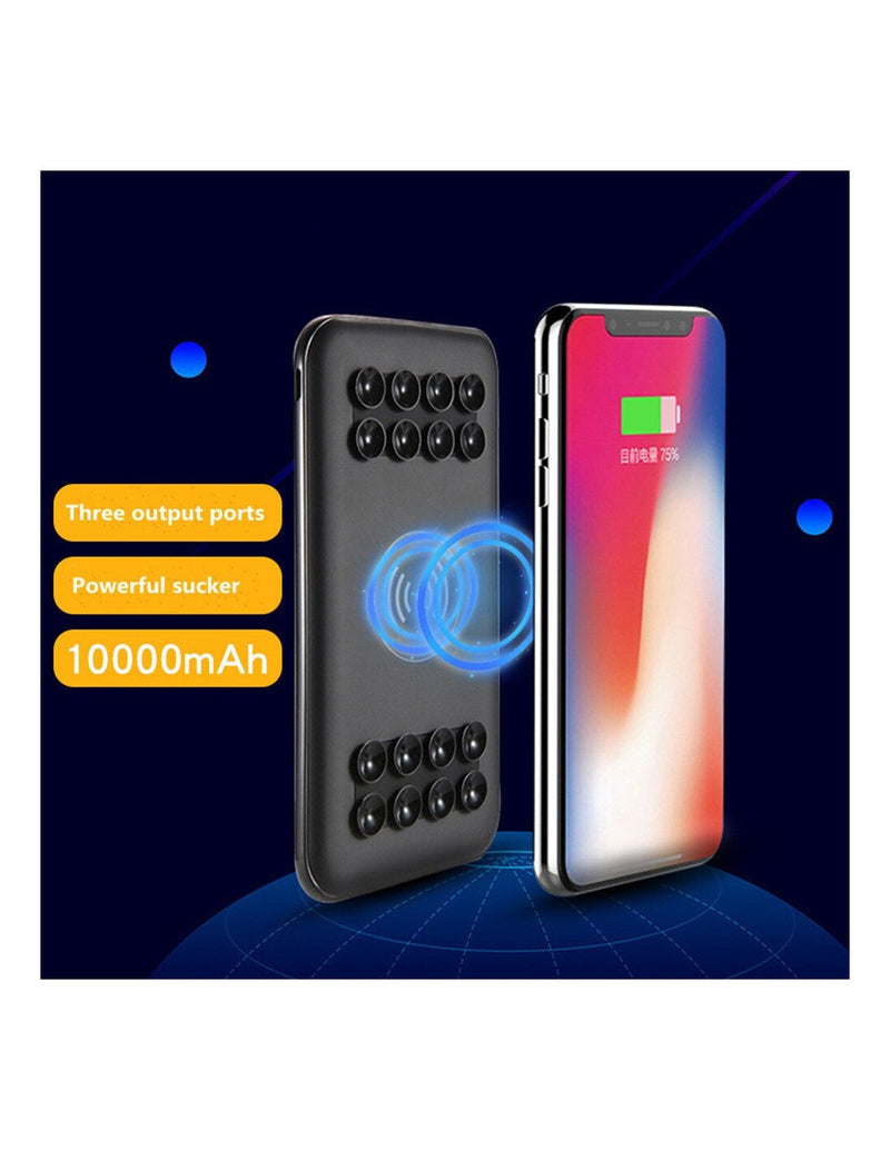 Power Bank Sem Fios com Ventosas 10000mAh