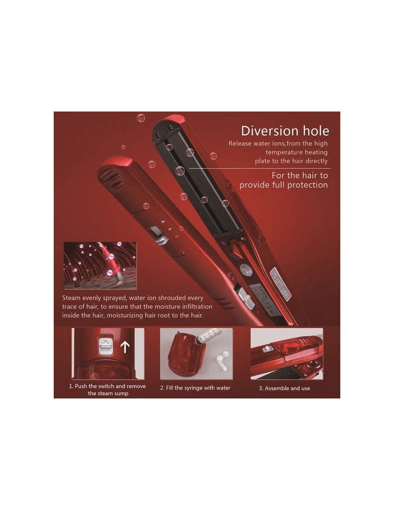 Prancha de Cabelo a Vapor SN-8100