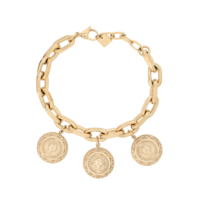 Pulseira Glamour corrente grossa