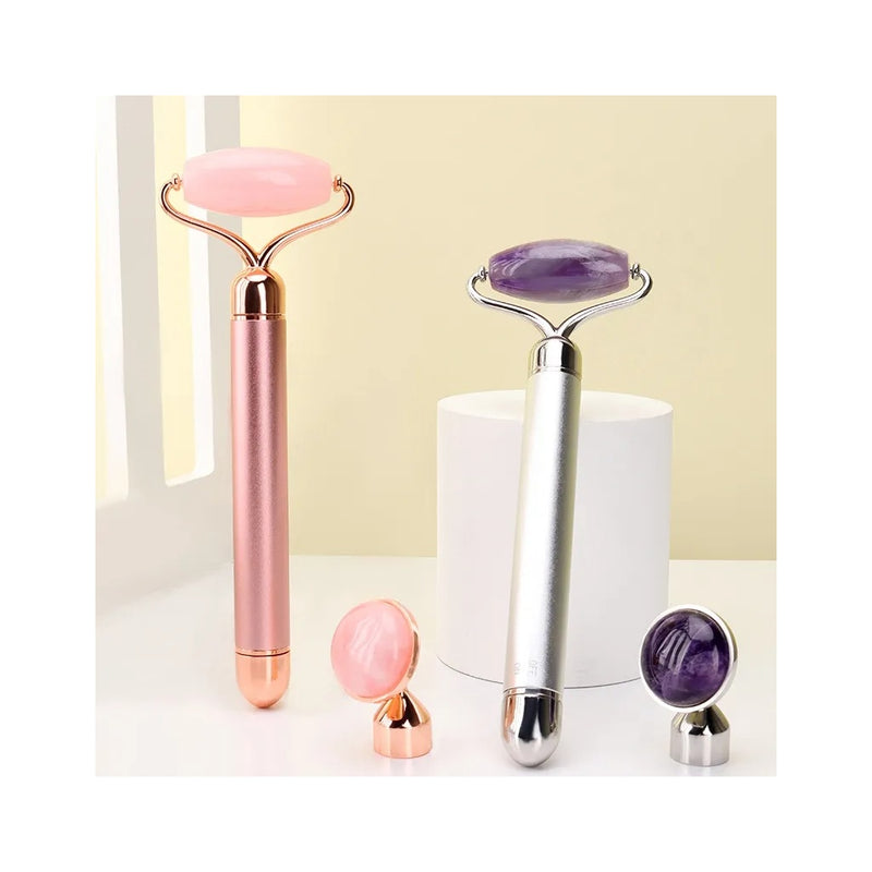 Rolo de Massagem Facial jADE com Vibração