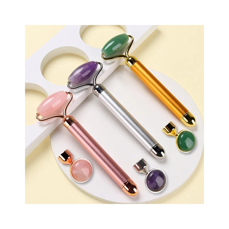 Rolo de Massagem Facial jADE com Vibração