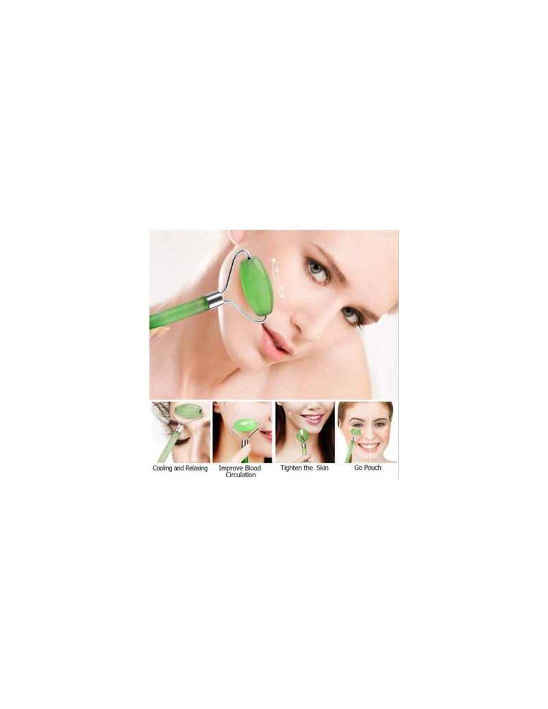 Rolo de Massagem Facial em Pedra Jade