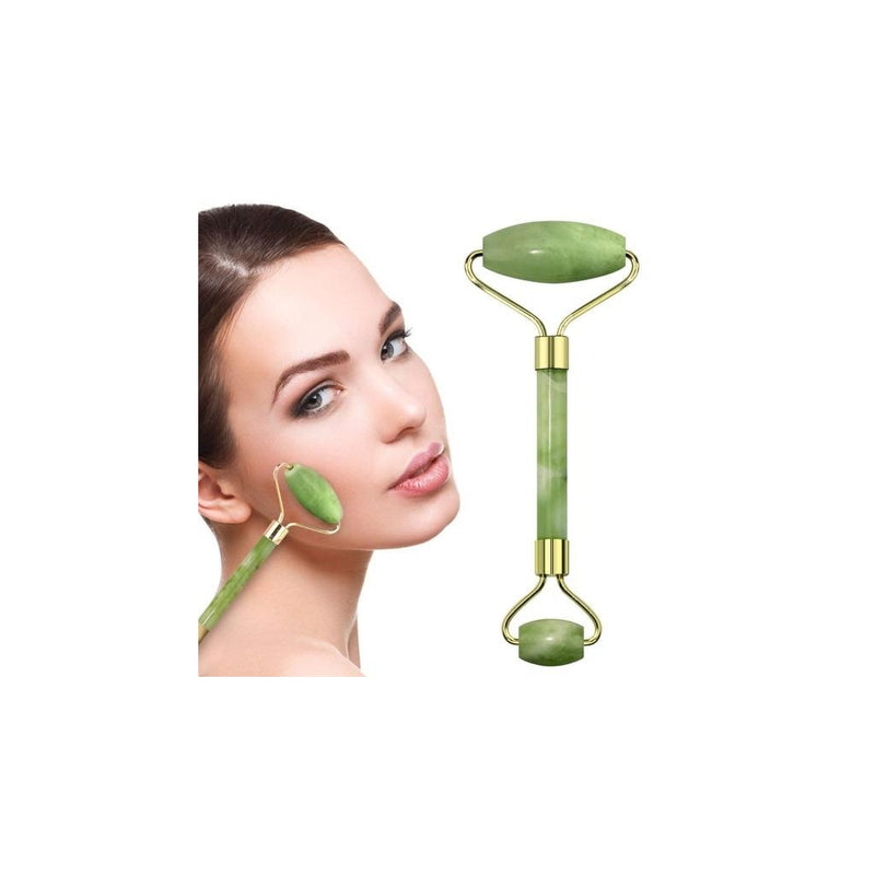 Rolo de Massagem Facial em Pedra Jade