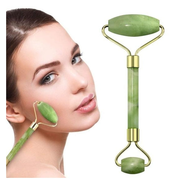 Rolo de Massagem Facial em Pedra Jade